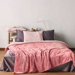 Κουβέρτα Βελουτέ Διπλής Όψης Υπέρδιπλη Loft Yolanda 14 Flannel Kentia (220x240) 1Τεμ