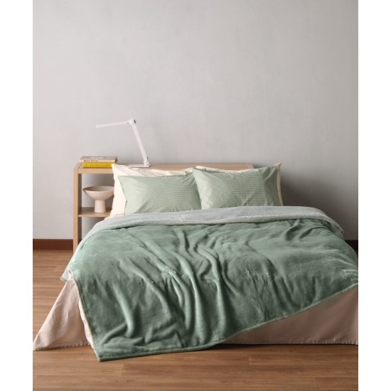 Κουβέρτα Βελουτέ Διπλής Όψης Υπέρδιπλη Loft Yolanda 10 Flannel Kentia (220x240) 1Τεμ