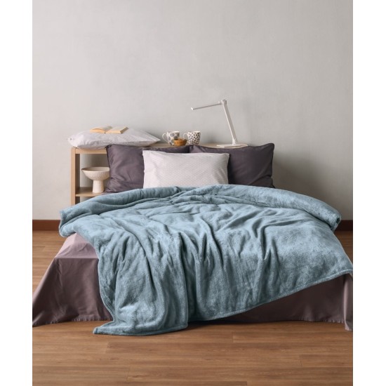 Κουβέρτα Βελουτέ Διπλής Όψης Μονή Loft Yolanda 19 Flannel Kentia (160x220) 1Τεμ