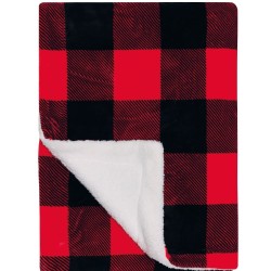 Κουβέρτα Καναπέ Με Sherpa Stylish Lumber Fleece Kentia (130x170) 1Τεμ