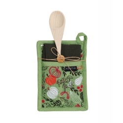 Πετσέτες Κουζίνας Σετ Loft Mestolo 2502 (Με Πιάστρα-Κουτάλα) Kentia 3Τεμ