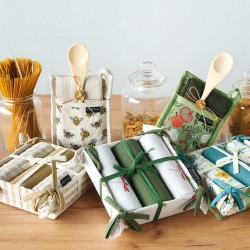 Πετσέτες Κουζίνας Σετ Loft Mestolo 2503 (Με Πιάστρα-Κουτάλα) Kentia 3Τεμ