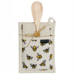 Πετσέτες Κουζίνας Σετ Loft Mestolo 2503 (Με Πιάστρα-Κουτάλα) Kentia 3Τεμ