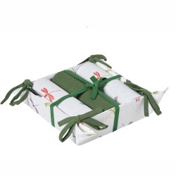 Πετσέτες Κουζίνας Σετ Loft Pane 2502 (Σε Καλάθι) Cotton Kentia 4Τεμ