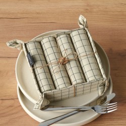 Σουπλά Σετ Loft Plato 2501 Cotton Kentia 5Τεμ