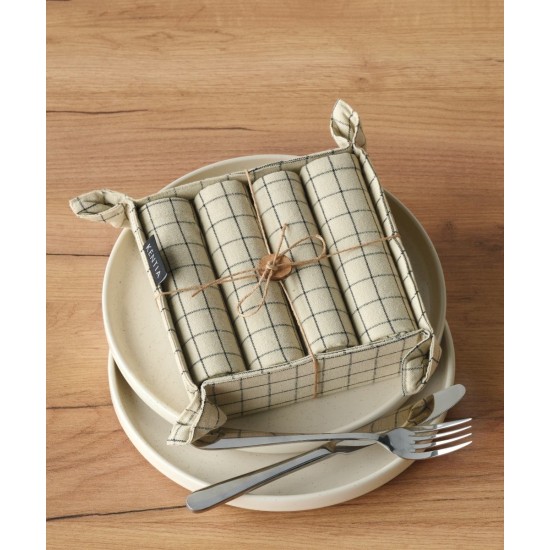 Σουπλά Σετ Loft Plato 2501 Cotton Kentia 5Τεμ