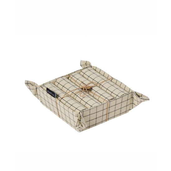 Σουπλά Σετ Loft Plato 2501 Cotton Kentia 5Τεμ