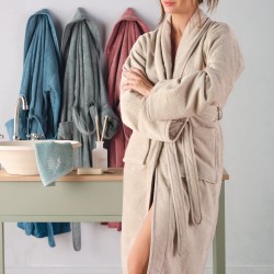 Μπουρνούζι Με Γιακά Loft Miracle 24 Cotton Kentia 1Τεμ