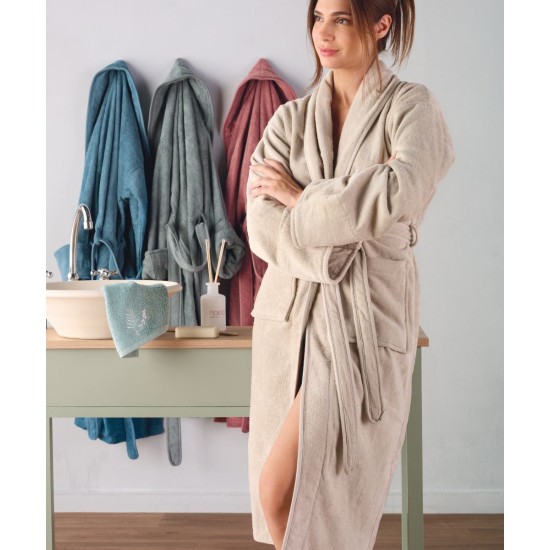 Μπουρνούζι Με Γιακά Loft Miracle 01 Cotton Kentia 1Τεμ