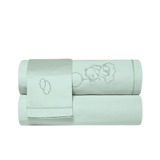 Σεντόνια Βρεφικά Κούνιας Σετ Serenity Cocoon 10 Satin 300TC Cotton Kentia (120x170) 3Τεμ