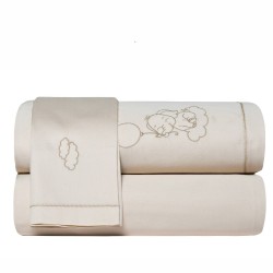 Σεντόνια Βρεφικά Κούνιας Σετ Serenity Cocoon 12 Satin 300TC Cotton Kentia (120x170) 3Τεμ