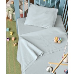 Σεντόνια Βρεφικά Κούνιας Σετ Serenity Cocoon 22 Satin 300TC Cotton Kentia (120x170) 3Τεμ