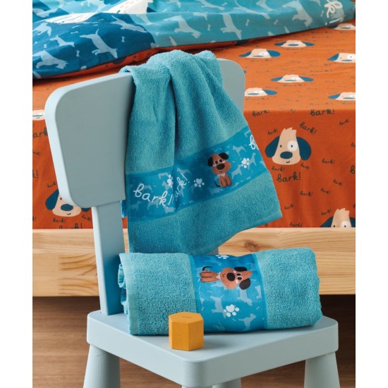 Πετσέτες Παιδικές Σετ Loft Pongo Cotton Kentia 2Τεμ