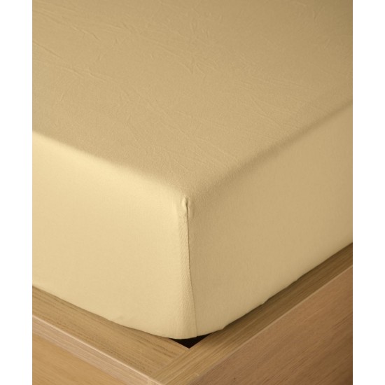 Κατωσέντονο Διπλό Versus Suave 11 Jersey Cotton Kentia (140x200+35) Με Λάστιχο 1Τεμ