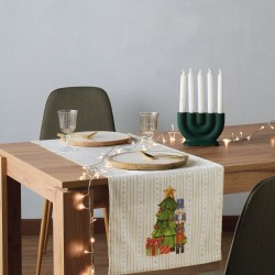 Τραβέρσα Χριστουγεννιάτικη Loft Snow 255 Panama Kentia (45x140) 1Τεμ