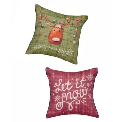Διακοσμητικές Μαξιλαροθήκες Χριστουγεννιάτικες Σετ Loft Snow 2511 Panama Kentia (50x50) 1Τεμ Διακοσμητικές Μαξιλαροθήκες Χριστουγεννιάτικες Σετ Loft Snow 2511 Panama Kentia (50x50) 1Τεμ