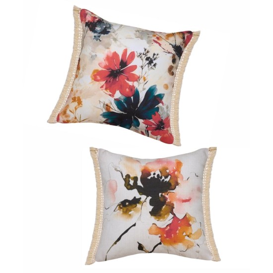 Διακοσμητική Μαξιλαροθήκη Σετ Loft Fancy W25 01 Kentia (50x50) 2Τεμ