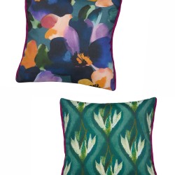 Διακοσμητική Μαξιλαροθήκη Σετ Loft Fancy W25 04 Kentia (50x50) 2Τεμ