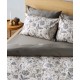 Παπλωματοθήκη Υπέρδιπλη Σετ Stylish Alida 15 210TC Satin Cotton Kentia (220x240+1) 3Τεμ