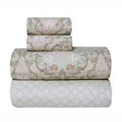 Σεντόνια Υπέρδιπλα Σετ Stylish Cressida 21 210TC Satin Cotton Kentia (240x270) 4Τεμ Σεντόνια Υπέρδιπλα Σετ Stylish Cressida 21 210TC Satin Cotton Kentia (240x270) 4Τεμ