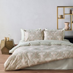 Παπλωματοθήκη King Σετ Stylish Cressida 21 210TC Satin Cotton Kentia (260x240+1) 3Τεμ