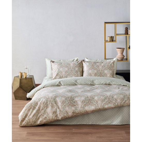 Παπλωματοθήκη King Σετ Stylish Cressida 21 210TC Satin Cotton Kentia (260x240+1) 3Τεμ