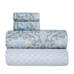 Σεντόνια Υπέρδιπλα Σετ Stylish Cressida 19 210TC Satin Cotton Kentia (240x270) 4Τεμ Σεντόνια Υπέρδιπλα Σετ Stylish Cressida 19 210TC Satin Cotton Kentia (240x270) 4Τεμ