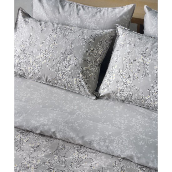 Παπλωματοθήκη Υπέρδιπλη Σετ Stylish Meni 22 210TC Satin Cotton Kentia (220x240+1) 3Τεμ