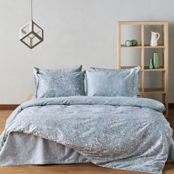 Παπλωματοθήκη Υπέρδιπλη Σετ Stylish Meni 19 210TC Satin Cotton Kentia (220x240+1) 3Τεμ