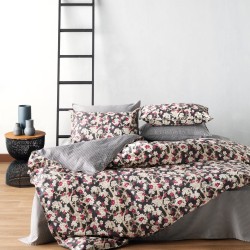 Παπλωματοθήκη Υπέρδιπλη Σετ Stylish Umeco 210TC Satin Cotton Kentia (220x240+1) 3Τεμ