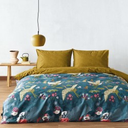 Παπλωματοθήκη King Σετ Stylish Saori 07 210TC Satin Cotton Kentia (260x240+1) 3Τεμ