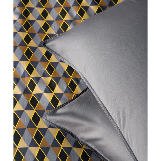 Μαξιλαροθήκες Σετ Stylish Zahos 04A 300TC Satin Cotton Kentia (50x70+1) 2Τεμ