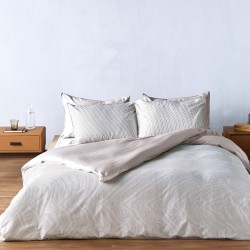 Παπλωματοθήκη Υπέρδιπλη Σετ Stylish Dimitri 12 300TC Satin Cotton Kentia (220x240+1) 3Τεμ