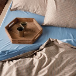 Παπλωματοθήκη Υπέρδιπλη Σετ Stylish Dimitri 04 300TC Satin Cotton Kentia (220x240+1) 3Τεμ