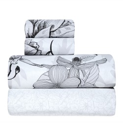 Σεντόνια King Σετ Stylish Onirico 300TC Satin Cotton Kentia (270x270) 4Τεμ