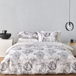 Παπλωματοθήκη Υπέρδιπλη Σετ Stylish Onirico 300TC Satin Cotton Kentia (220x240+1) 3Τεμ