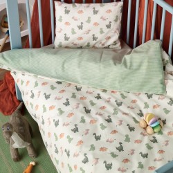 Σεντόνια Βρεφικά Λίκνου Σετ Versus Saurus Cotton Kentia (60x120) 2Τεμ