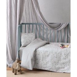 Παπλωματοθήκη Βρεφική Κούνιας Σετ Versus Cungo Cotton Kentia (100x140) 2Τεμ