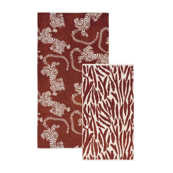 Πετσέτες Σετ Versus Shiro 06 Mix & Match Jacquard Cotton Kentia 2Τεμ