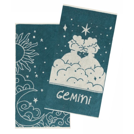 Πετσέτες Σετ Versus Zodiac Gemini Cotton Kentia (50x90) 2Τεμ