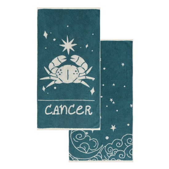 Πετσέτες Σετ Versus Zodiac Cancer Cotton Kentia (50x90) 2Τεμ