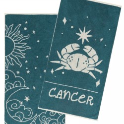 Πετσέτες Σετ Versus Zodiac Cancer Cotton Kentia (50x90) 2Τεμ