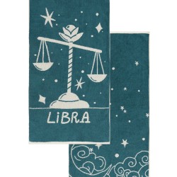 Πετσέτες Σετ Versus Zodiac Libra Cotton Kentia (50x90) 2Τεμ
