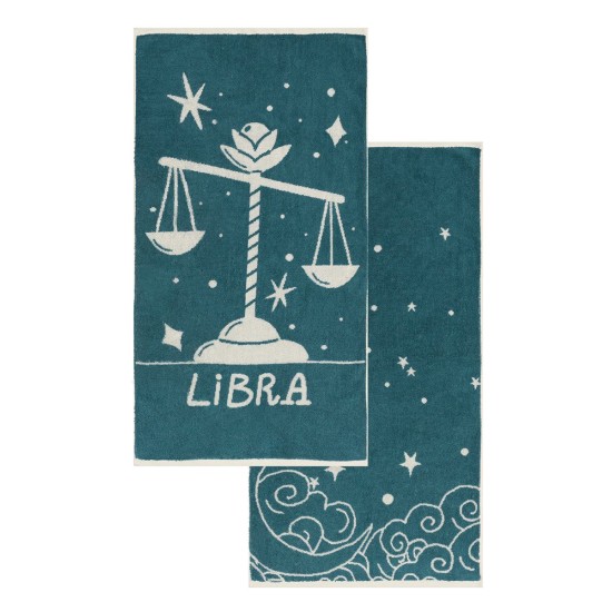 Πετσέτες Σετ Versus Zodiac Libra Cotton Kentia (50x90) 2Τεμ