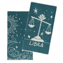 Πετσέτες Σετ Versus Zodiac Libra Cotton Kentia (50x90) 2Τεμ Πετσέτες Σετ Versus Zodiac Libra Cotton Kentia (50x90) 2Τεμ