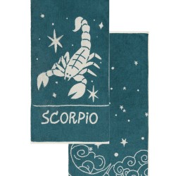 Πετσέτες Σετ Versus Zodiac Scorpio Cotton Kentia (50x90) 2Τεμ