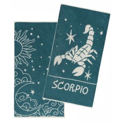 Πετσέτες Σετ Versus Zodiac Scorpio Cotton Kentia (50x90) 2Τεμ Πετσέτες Σετ Versus Zodiac Scorpio Cotton Kentia (50x90) 2Τεμ
