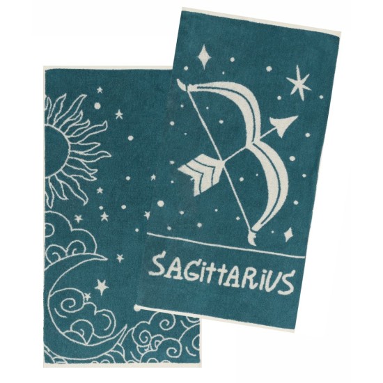 Πετσέτες Σετ Versus Zodiac Sagitarius Cotton Kentia (50x90) 2Τεμ