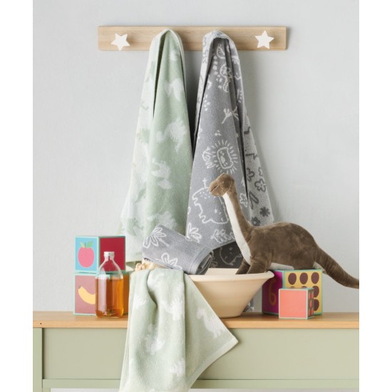 Πετσέτα Βρεφική Προσώπου Loft Saurus Cotton Kentia (46x60) 1Τεμ