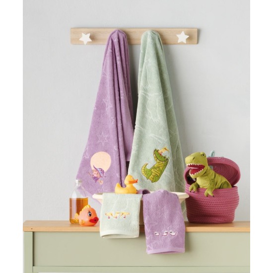 Πετσέτες Παιδικές Σετ Loft Cocordilo Cotton Kentia 2Τεμ